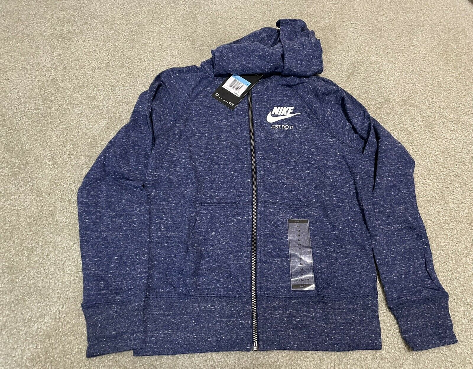 Nwt Nike Girls M  10-12 Full-zip Hoodie Sweatshirt Jacket